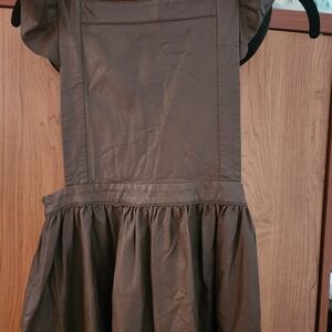 Miss L. Ray Cinched Dress Brown Kids Dress from Tuesdays Child Boutique Size 12